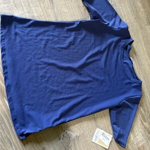 Lularoe Gigi med solid blue new with tag